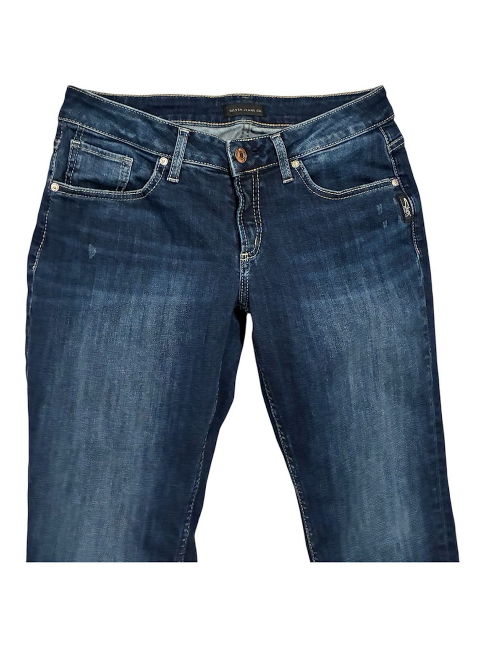 Silver Jeans Women’s 28 Blue Boyfriend LIKE NEW! - Picture 5 of 9